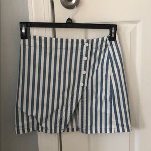 Striped Mini Skirt